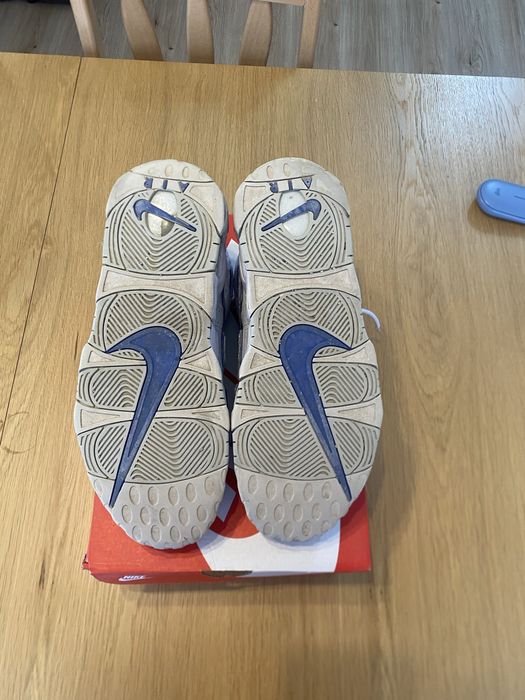 Nike Air More Uptempo Embossed White Royal Blue FD0669-100 №44.5