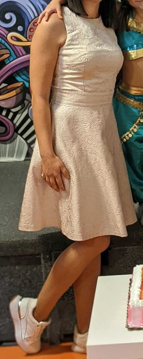 Разкошна рокля в телесен цвят Mon Cher by Ceci Bakalova, размер S