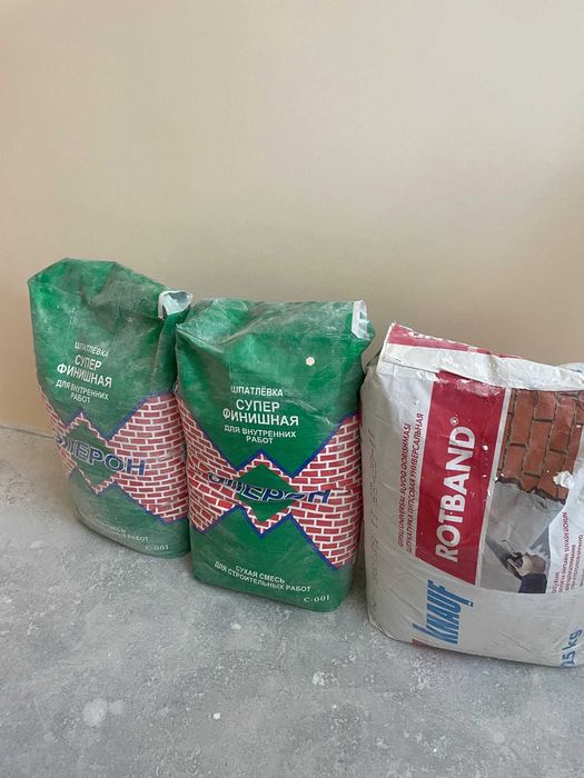 Ротбанд и суперфинишная шпатлевка