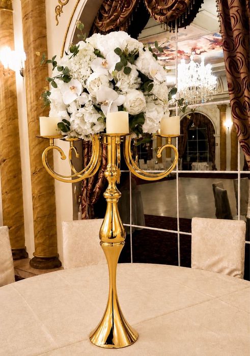 Sfesnic cristal demontabil, 84 cm cu 5 brate