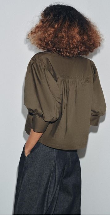 Поплин риза Zara