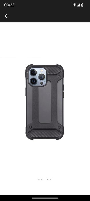 HUSA iPhone 13 Pro, Antisoc, Structura Hibrida, Negru