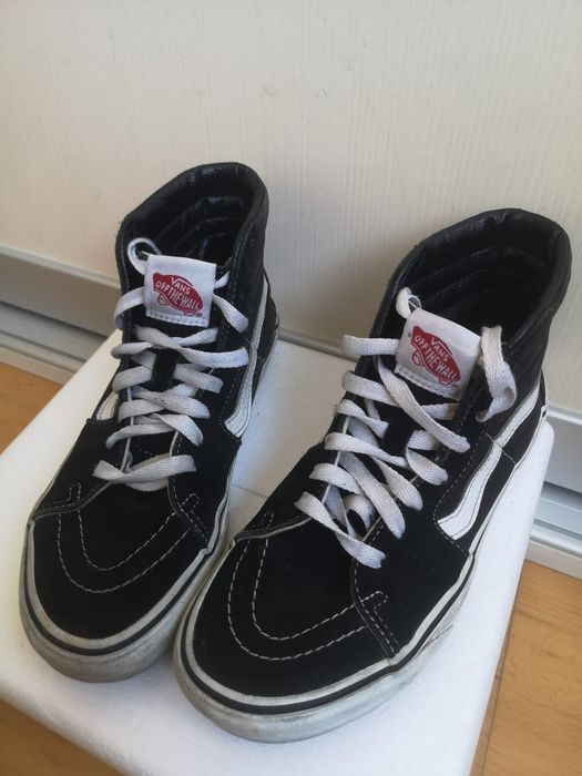 Ghete Vans old school piele întoarsă 36