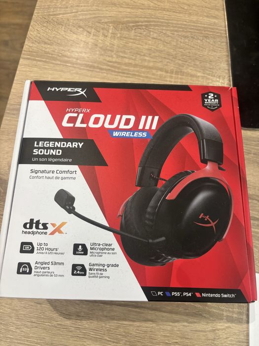 HyperX Cloud III - Геймърски слушалки