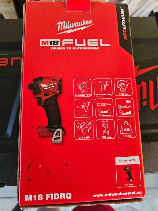 Milwaukee M18 Fuel M18 FIDRQ Акумулаторен ударен винтоверт