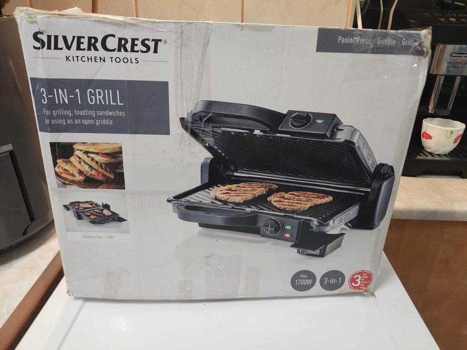 Gratar electric multifunctional grill 3 in 1 Silvercrest