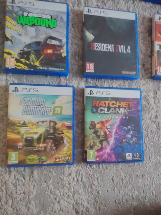 Joc spiderman miles morales , ratchet clanl ,  nfs unbound ps5ps5
