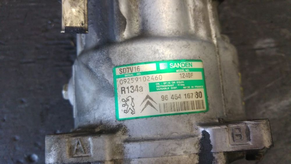 Compresor clima ac 2.0 hdi citroen c8 peugeot 807 peugeot 407 expert fiat scudo 9646416780