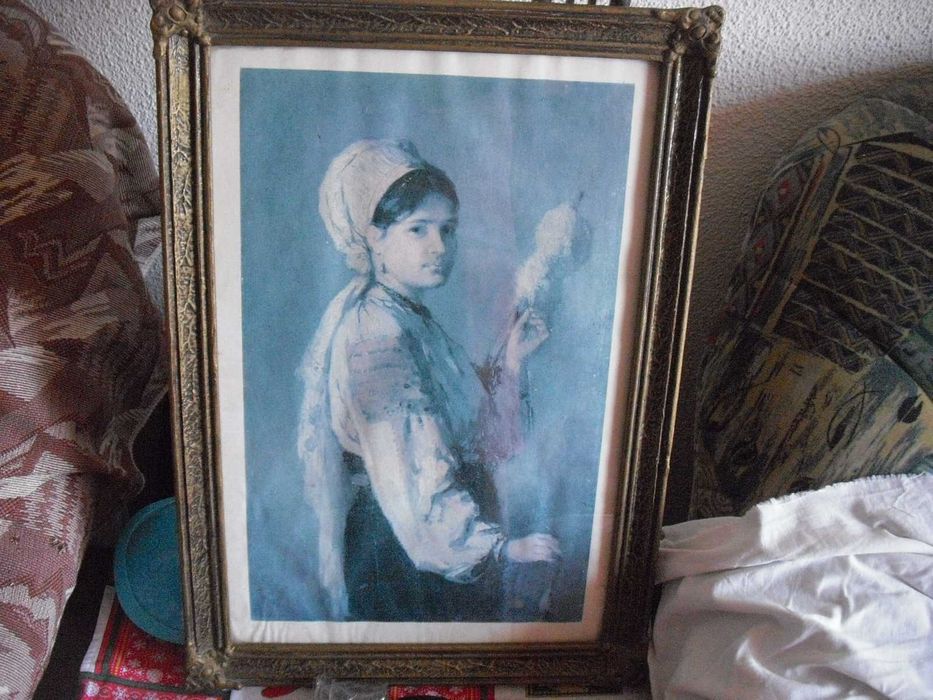 Tablouri ,cele 8 lebede,taranca cu fuiorul si unul hand made vaza