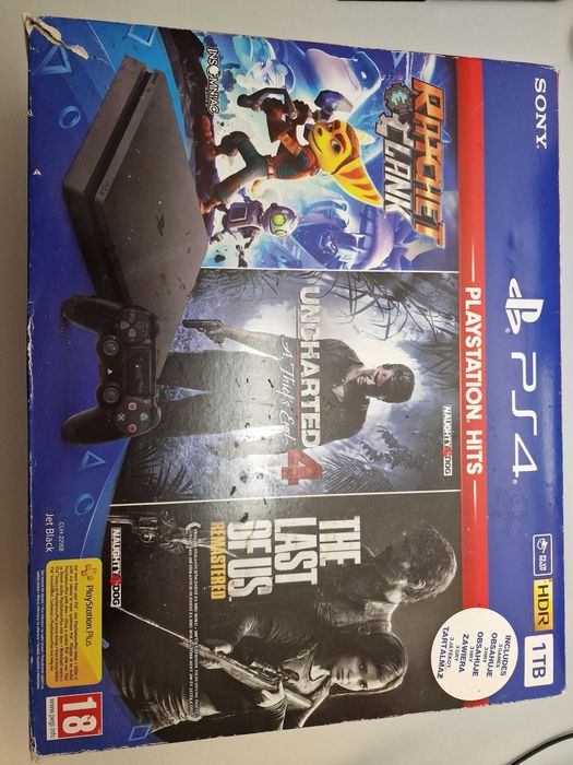 Vand PS4 slim 1TB + jocuri