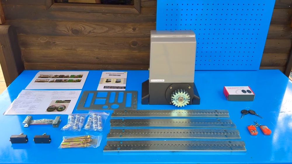 Мотор / Механизъм за плъзгаща портална врата до 600кг