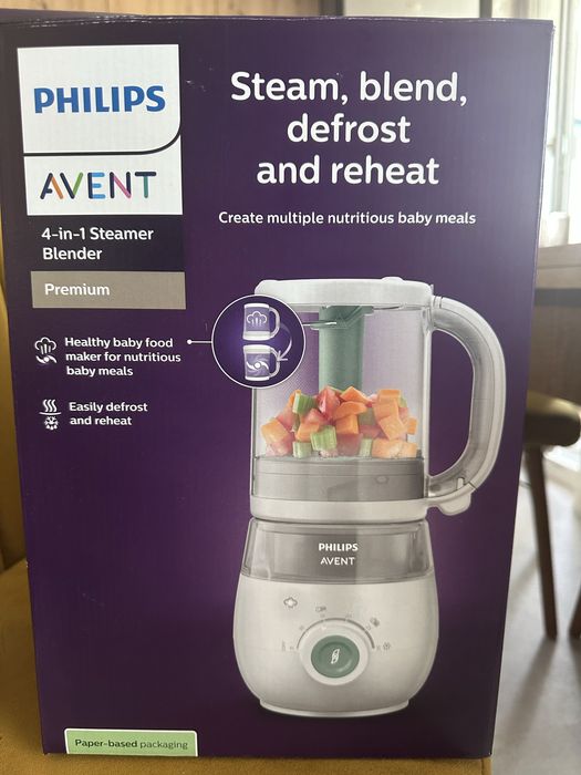 Комбиниран уред за готвене Philips Avent - 4 в 1, за здравословна бебешка храна