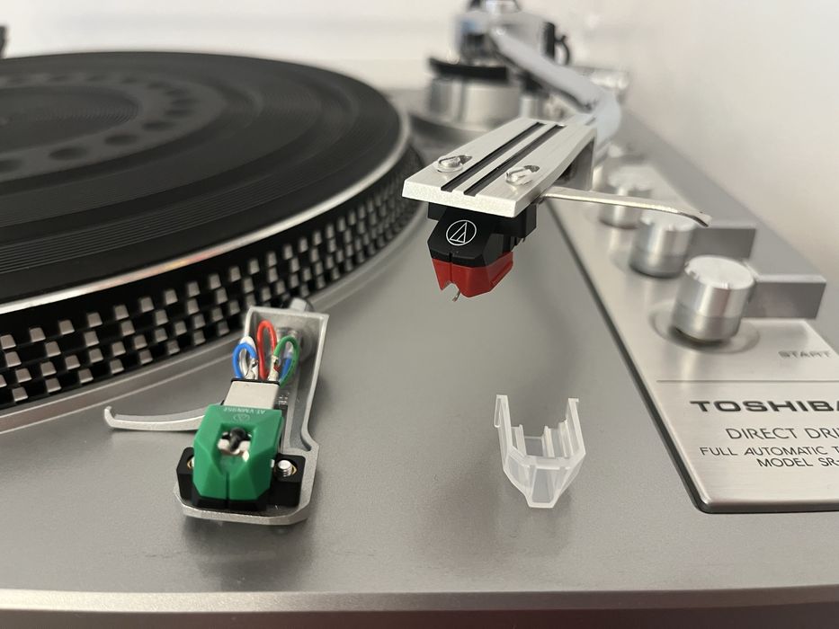 Doza Pickup Audio Technica AT-VM95E si Headshell pentru brate in S Audio Technical AT-HS6