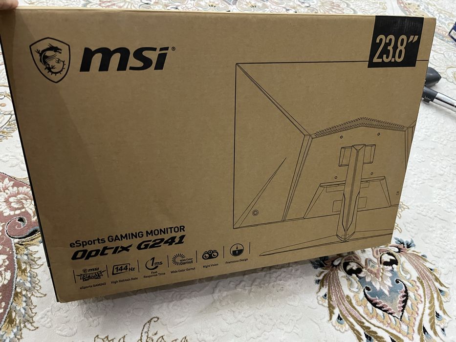 Monitor игравой Msi 24 144hz состояние как новое
