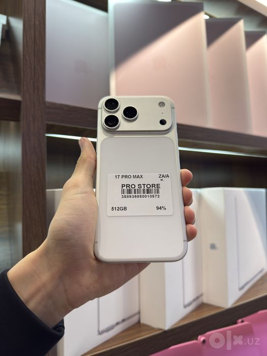 iphone 17 pro max naxtka va nasiya savdoga