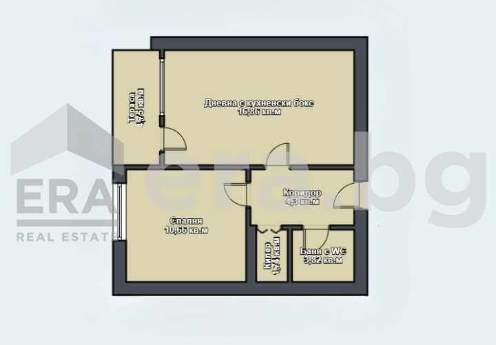 Продава се Двустаен апартамент в Варна, Младост 1 - 61 кв.м за 1919 €/кв.м - Снимка #2