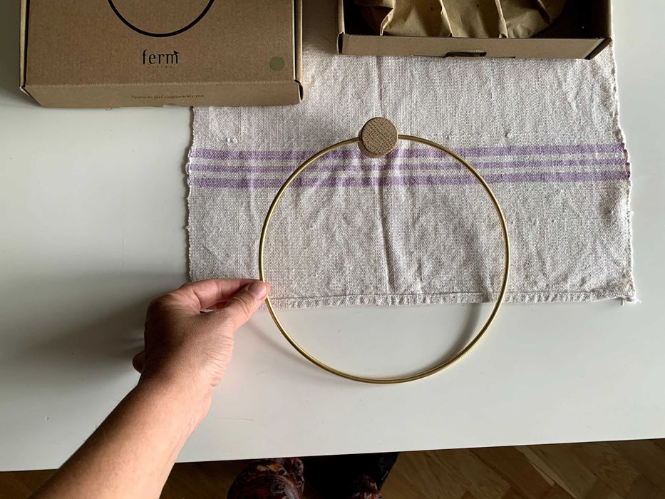 Suport Prosop Alamă Fern