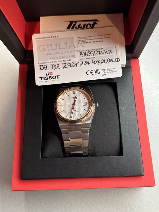 Мъжки Часовник-Tissot PRX! В гаранция!!!
