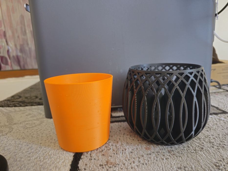 Кашпо распечатано на 3D принтере
