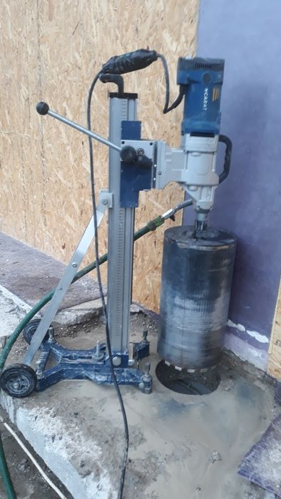 Gauri prin carotare in santier(sursa proprie energie)