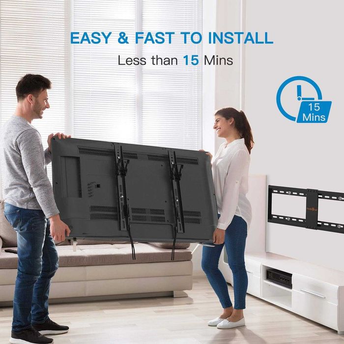 Регулираща се стойка за ТВ / TV за телевизори от 37-82 инча и до 60 кг