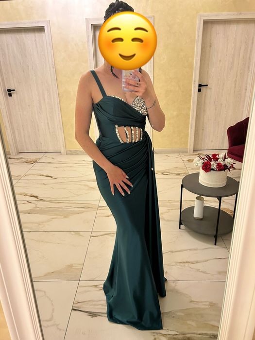 Rochie verde  smarald