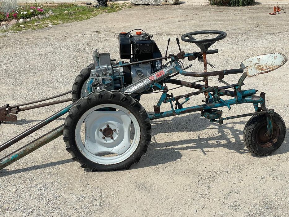 Cositoare BCS diesel motor lombardini, cu volan