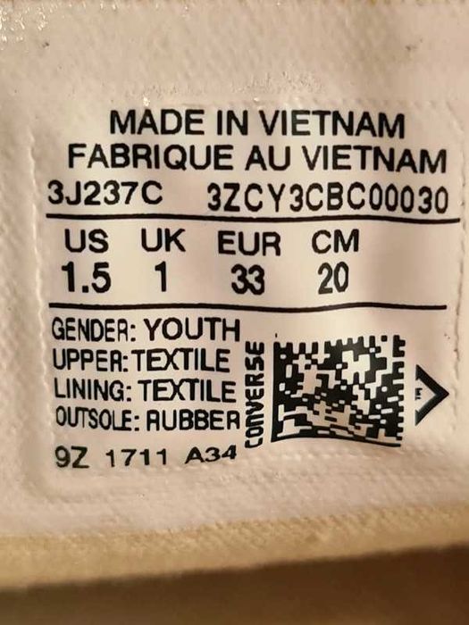 Tenisi Converse All Star - Marime 33