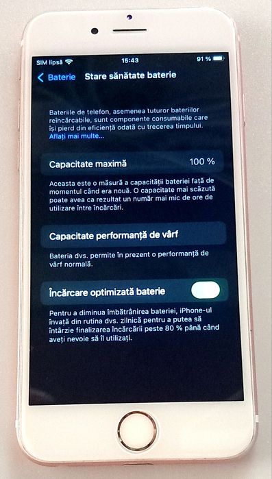 iPhone 6s roze + încă unul identic, gold,  dar cu ecran spart