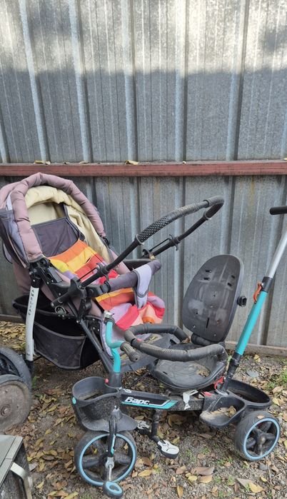 Продам коляску и велик 10.000