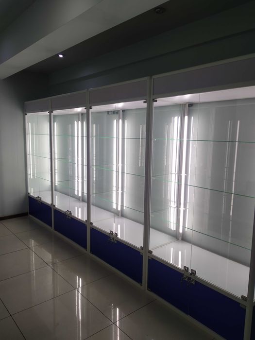 Прилавок витрина, стеклянная, metal oynaly vitrina va prilavkalar