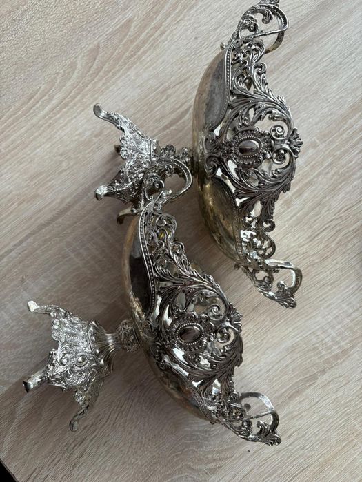 Посуда мельхиор.