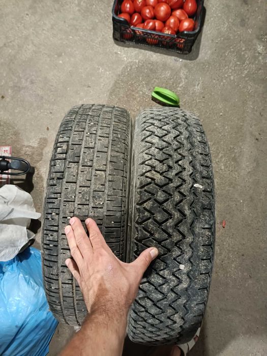 Jante cu anvelope iarna  gama VAG 205/55 R16 ,capace WW ,anv 205/50/17