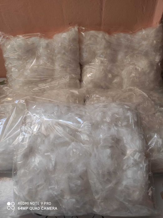 Фибра Полипропиленовая фибраволокно на стяжку пола