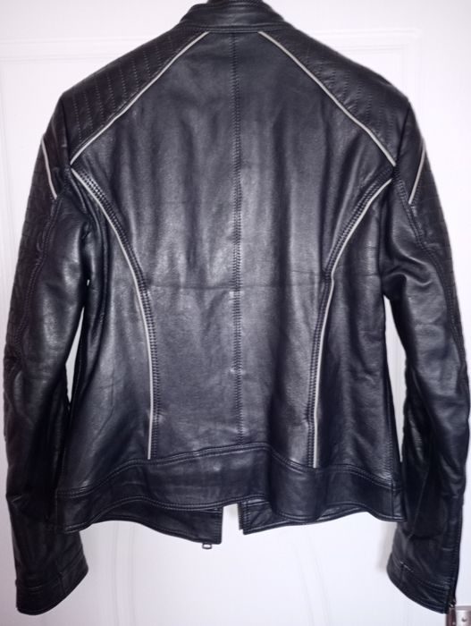 Кожено яке Rockeds тъмно синьо