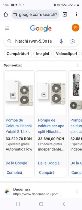 Pompa de caldura Hitachi -14kw