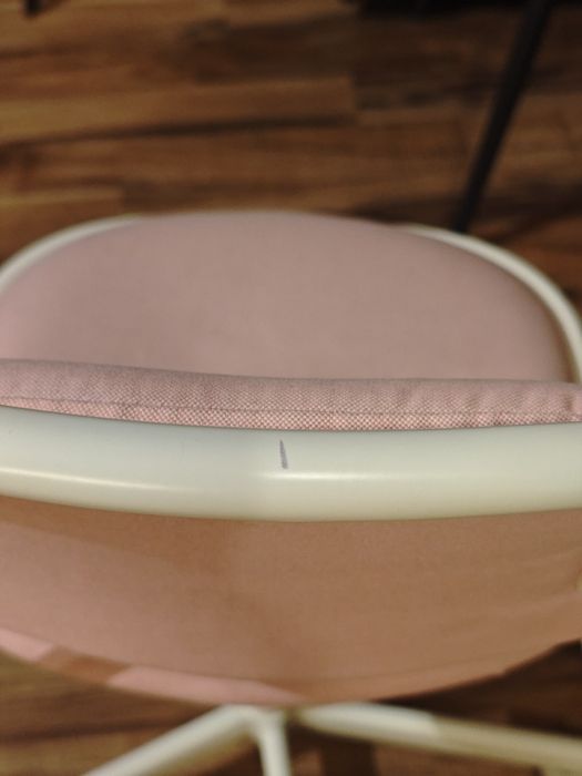 Въртящ се детски стол ИКЕА, розов