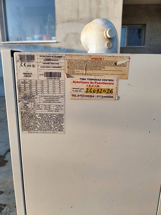 Vând centrală pe gaze Motan