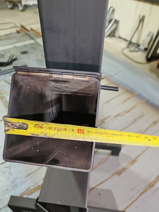 Top!!! Sobă rachetă cu plită detașabilă de 4mm și suport pentru ceaun