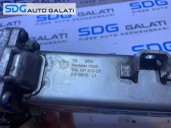 Racitor Gaze cu Supapa Valva EGR VW Touran 1.6 TDI CAY CAYB CAYC 2011 - 2015 Cod 03L131512C 03L131512CF 0280751016 [D0386]