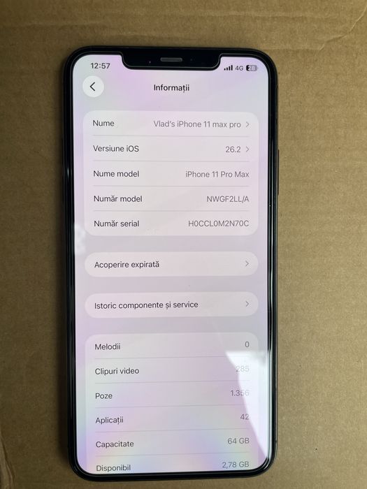 Iphone 11 Pro Max 64 gb