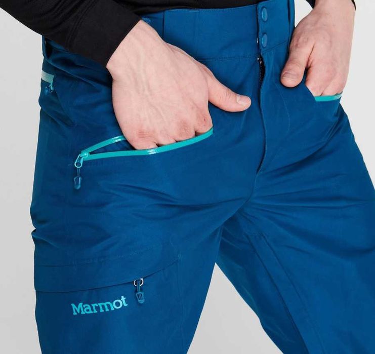 Pantaloni ski MARMOT Lightray Goretex 28K waterproof, mas S, originali