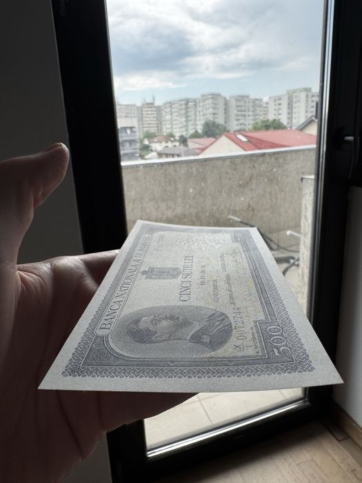 500 lei 1936 aunc bancnota romania