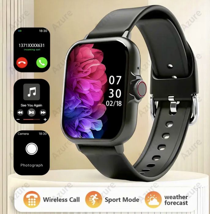 Мъжки смарт часовник LIGE/Ергономичен, спортно/ежедневен -25%Промоция!