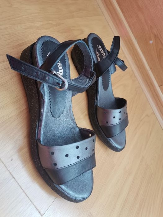 Нови дамски сандали естествена кожа