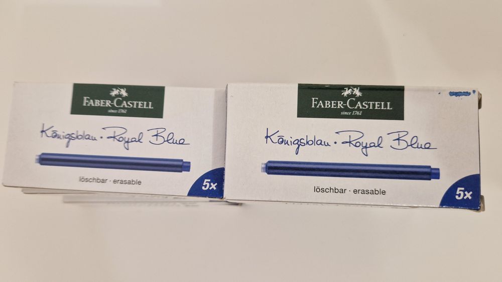 13 rezerve pentru stilou Faber Castell