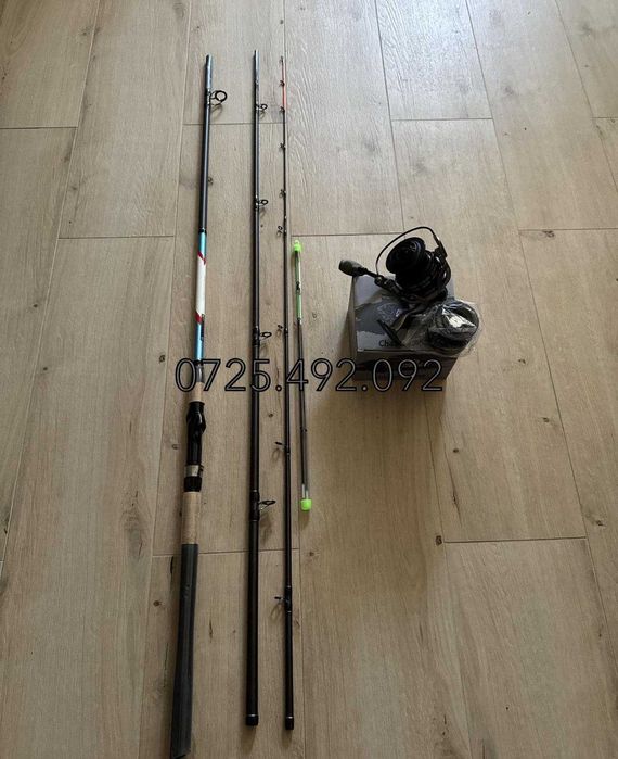 Lanseta FL Royal X Feeder 180g si mulineta FL LA6000