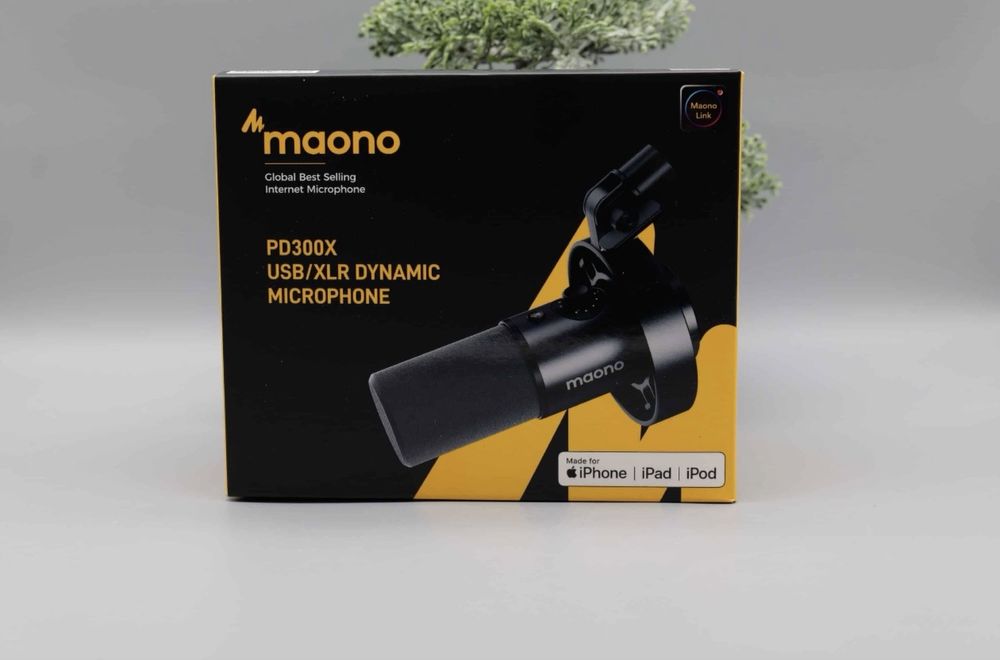 Maono PD300X — профессиональный микрофон USB/XLR