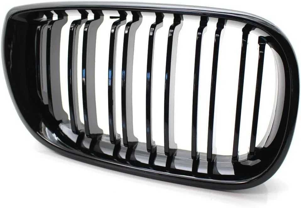 Решетки Бъбреци BMW БМВ 3 серия E46 Facelift Двойни Черен Гланц