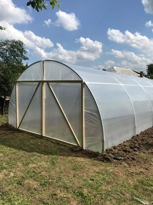 Solarii pt. gradina legume si flori 8x4x2.5m. Fara sudura.